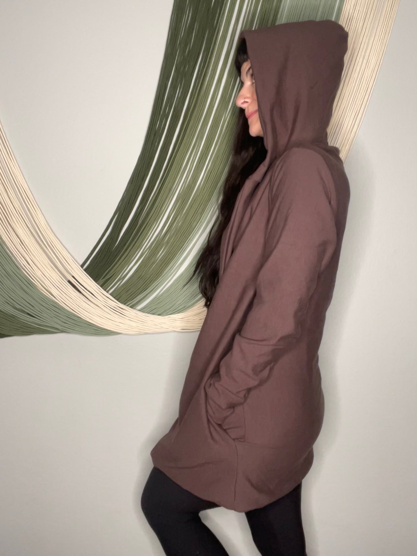 Ready To Ship EcoFriendly Bamboo Fleece Hooded Cardigan - with Pockets
