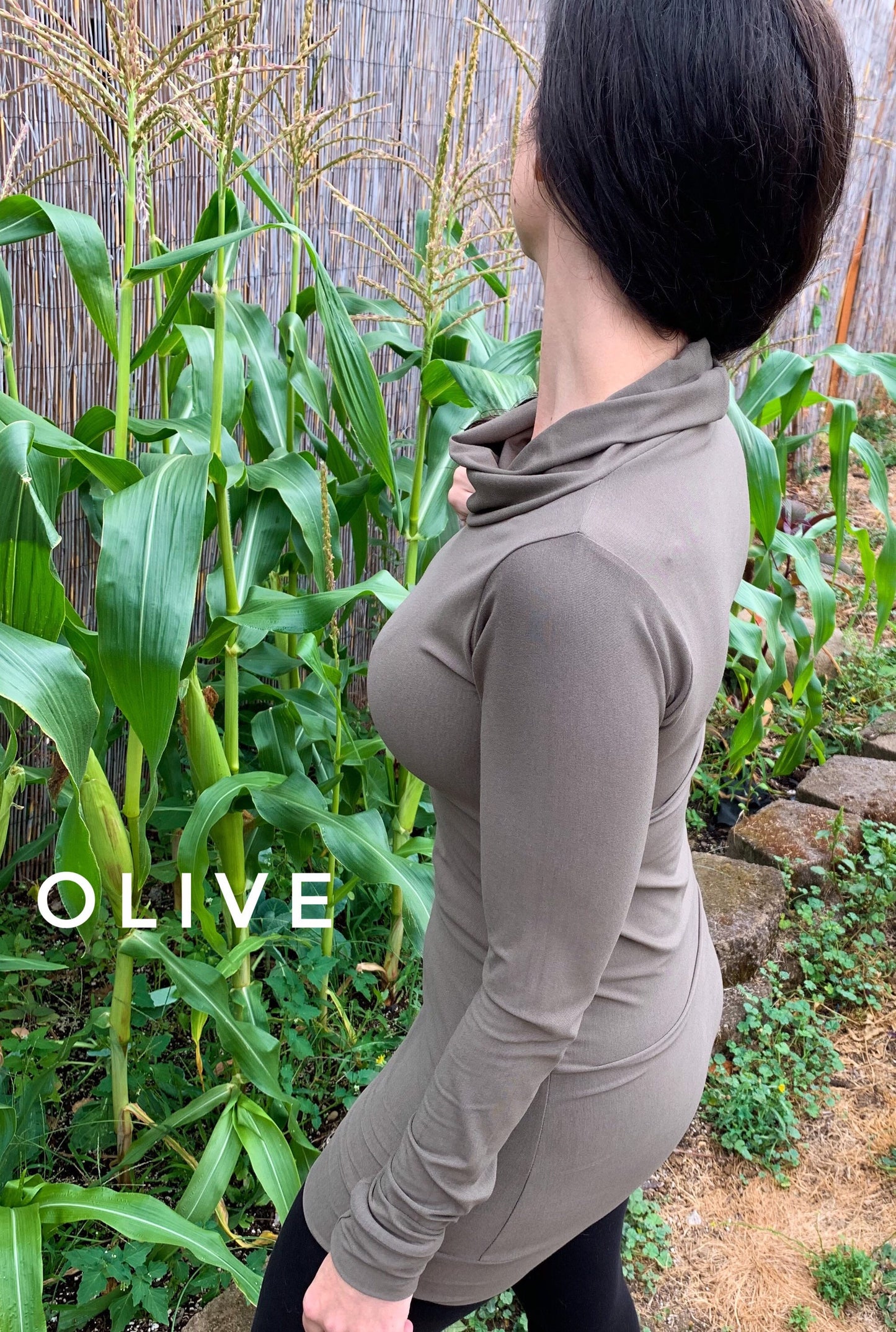 EcoFriendly Bamboo Cowl Neck Tunic/Dress