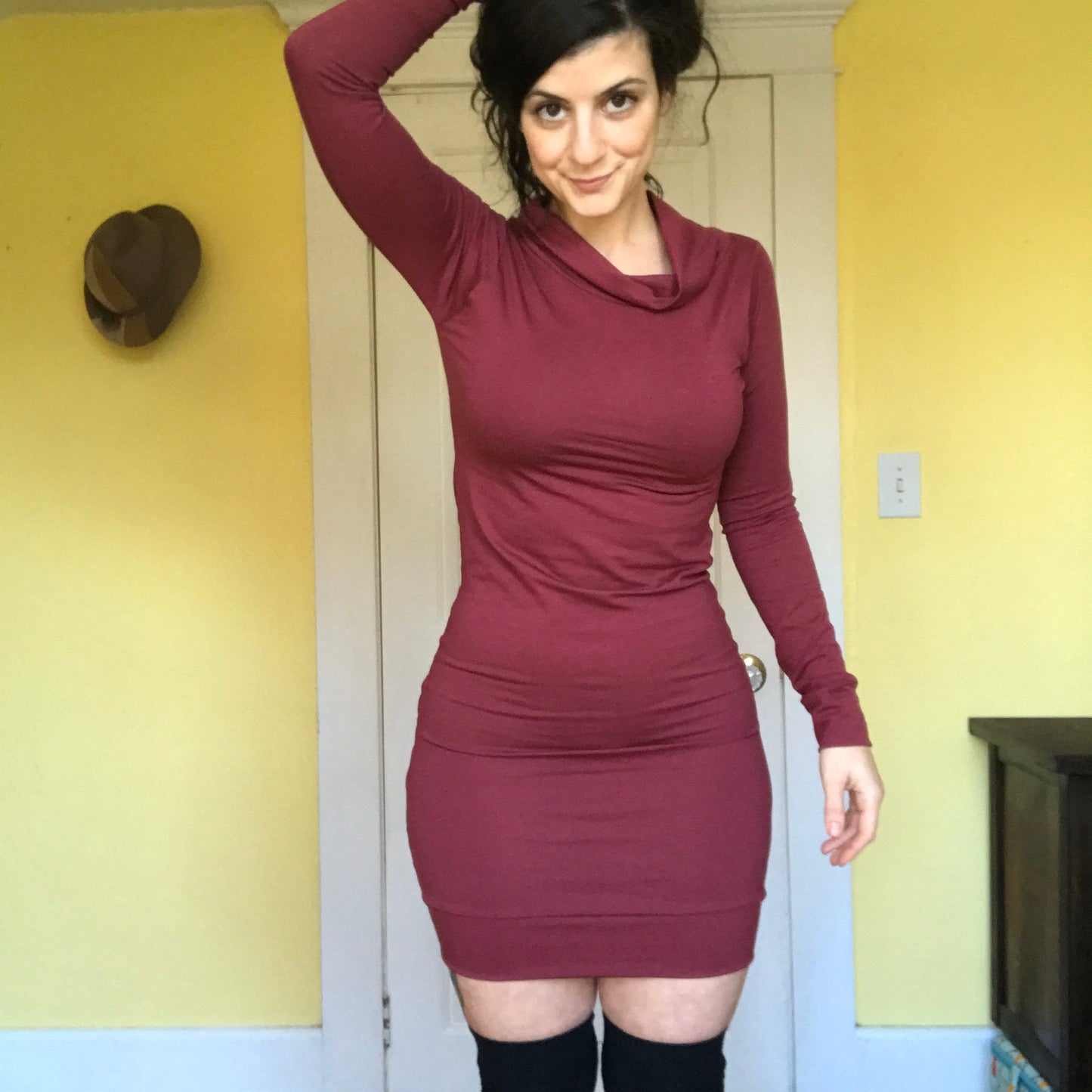 EcoFriendly Bamboo Cowl Neck Tunic/Dress