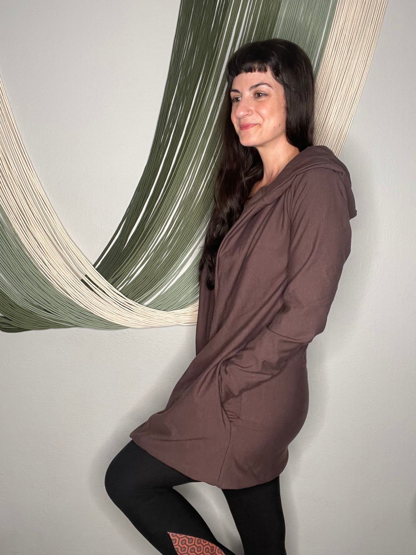 Ready To Ship EcoFriendly Bamboo Fleece Hooded Cardigan - with Pockets