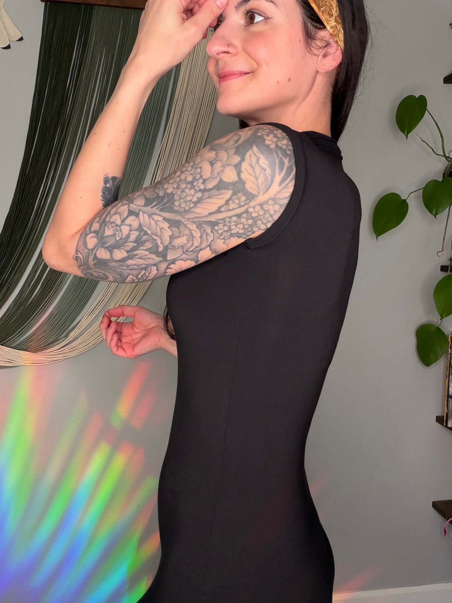 EcoFriendly Bamboo Mockneck Maxi Dress