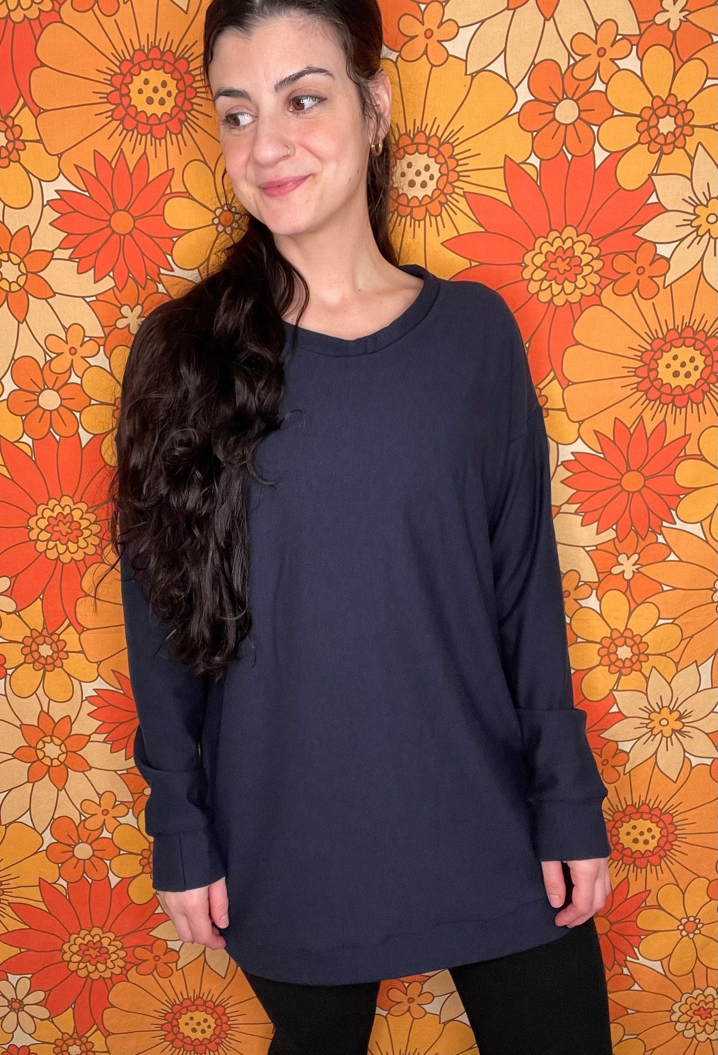 Eco Friendly Oversized Bamboo Fleece Tunic