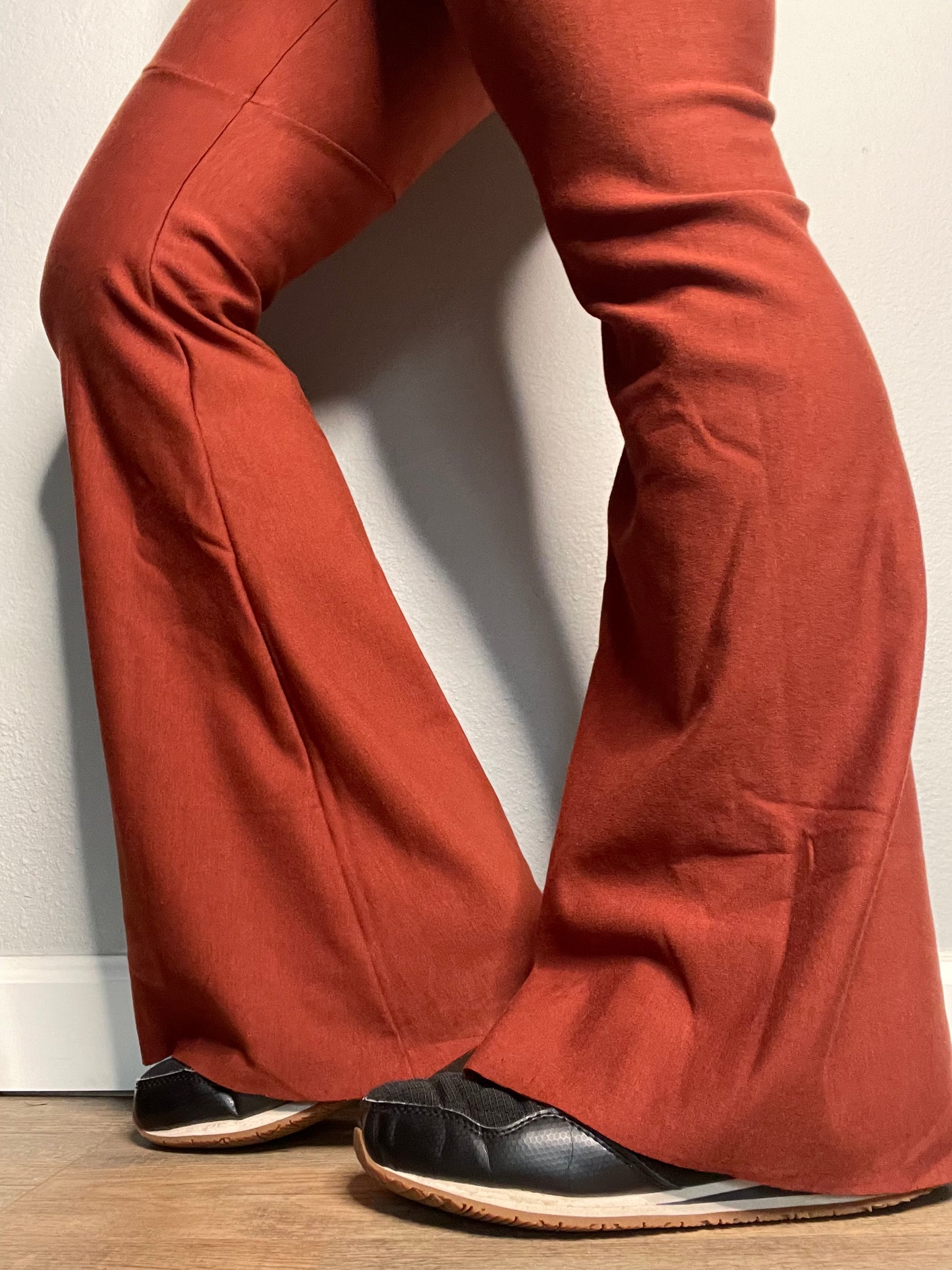 Ecofriendly Highwaisted Bamboo Fleece Flares