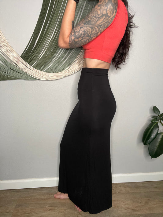 Ecofriendly, Highwaisted Jersey Maxi Skirt