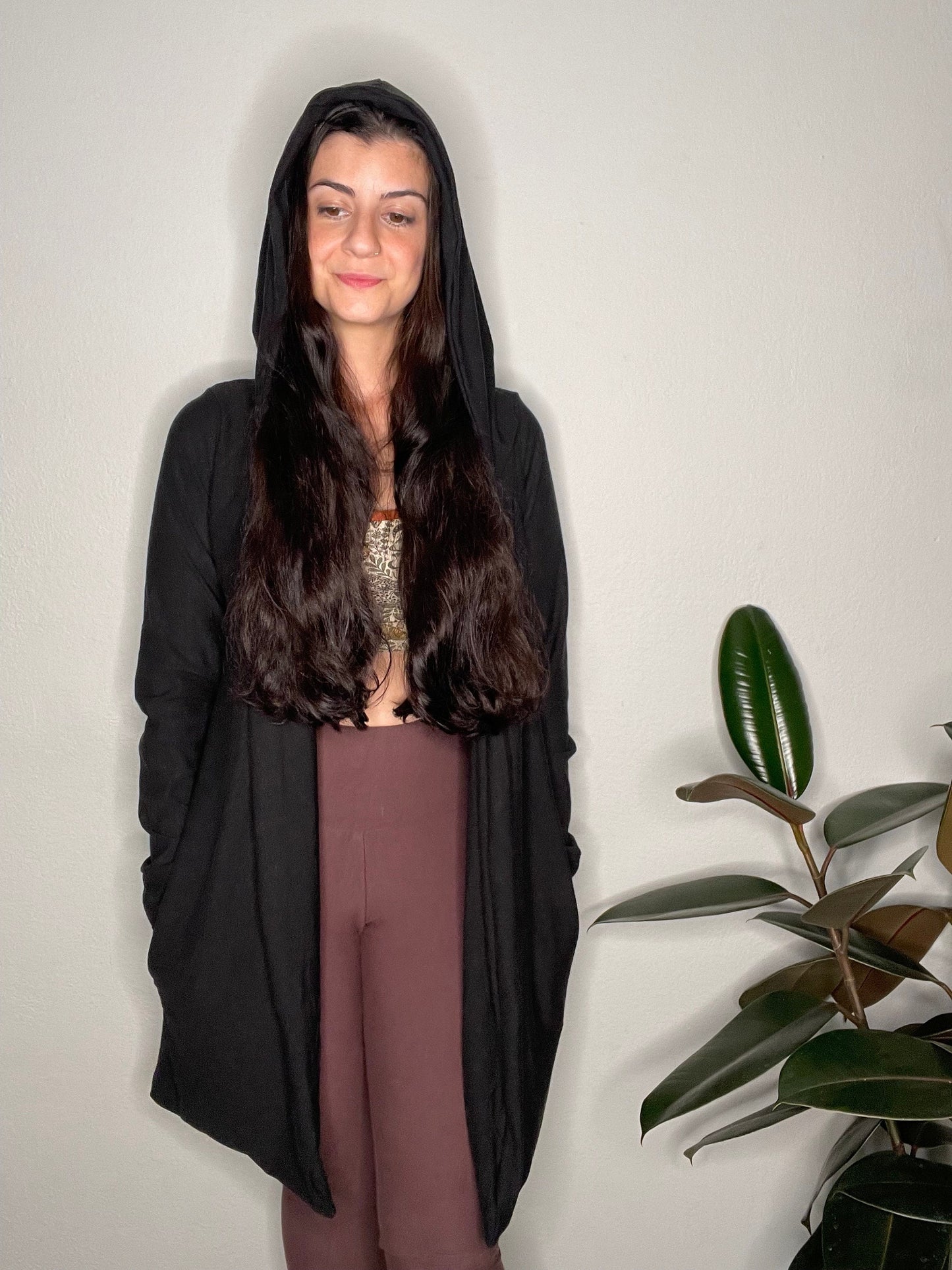 Eco Friendly Hemp Hooded Cardigan - with Pockets!