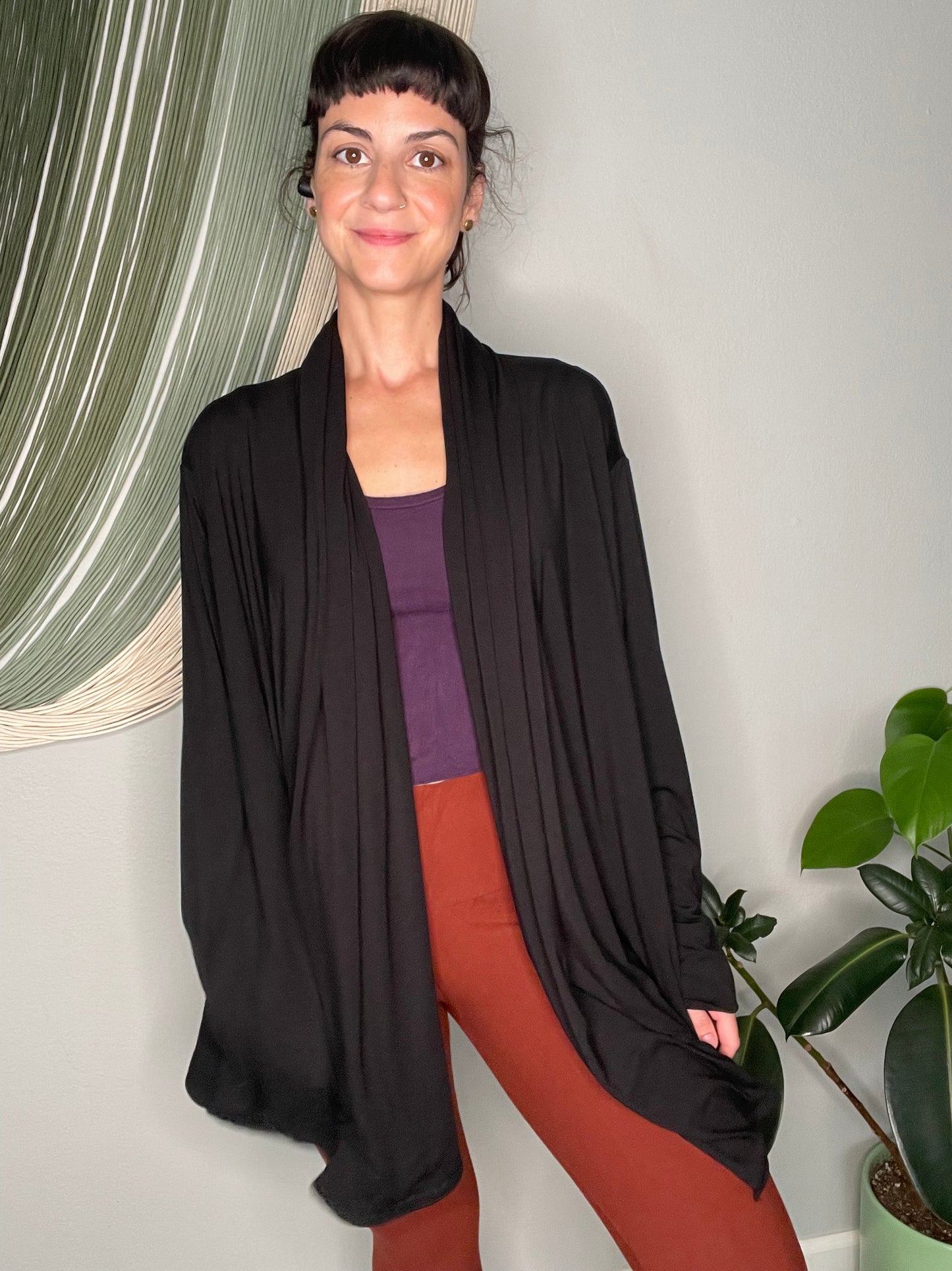 Handmade EcoFriendly Bamboo Jersey Cardigan