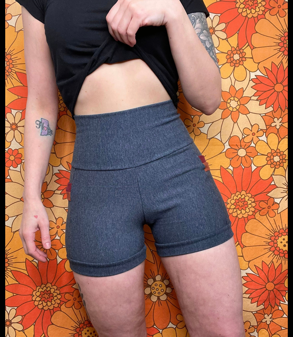 Eco Friendly French Terry Bamboo Shorts with Accent Pockets!