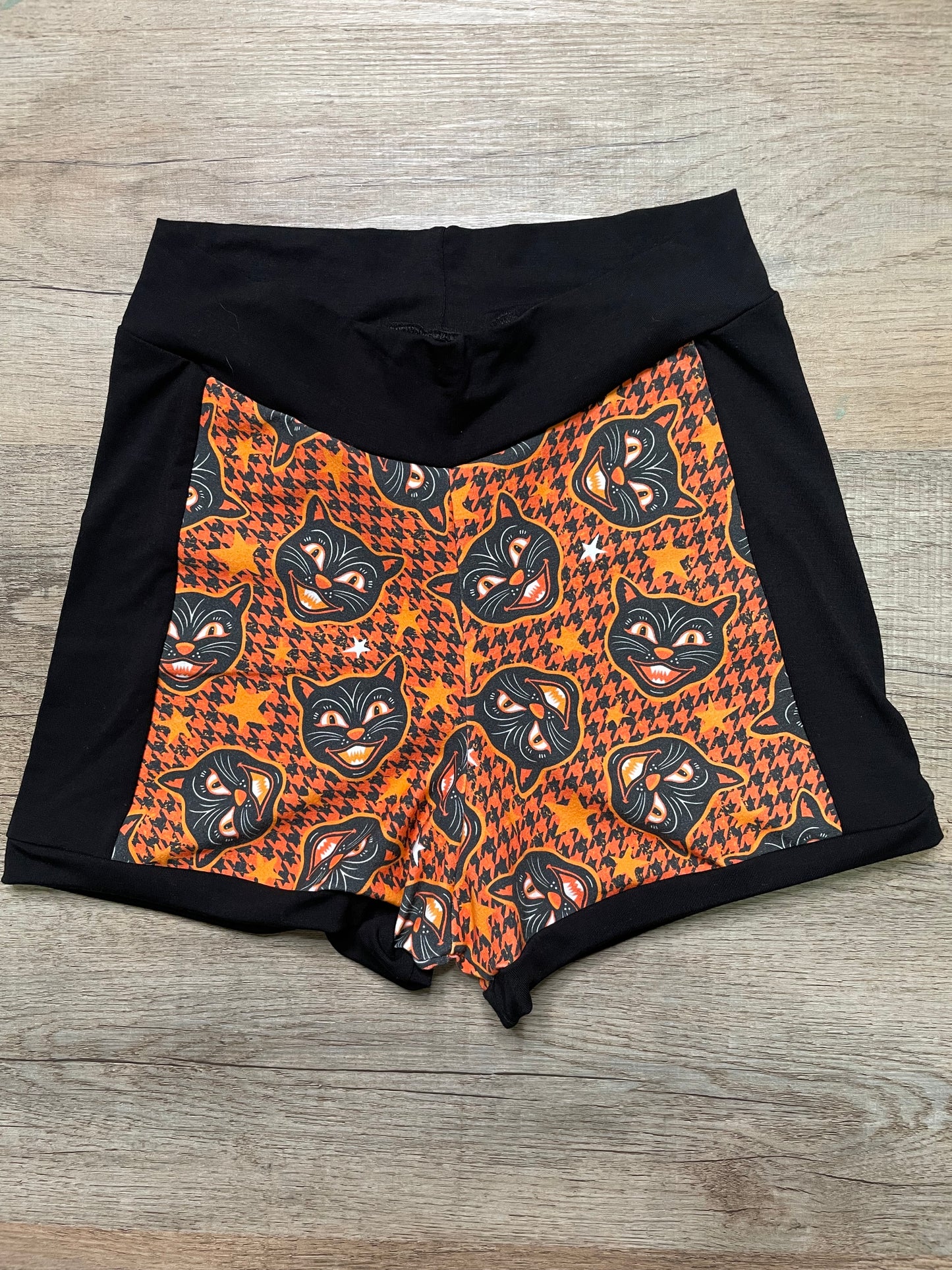 Black Cat Shorts - Medium