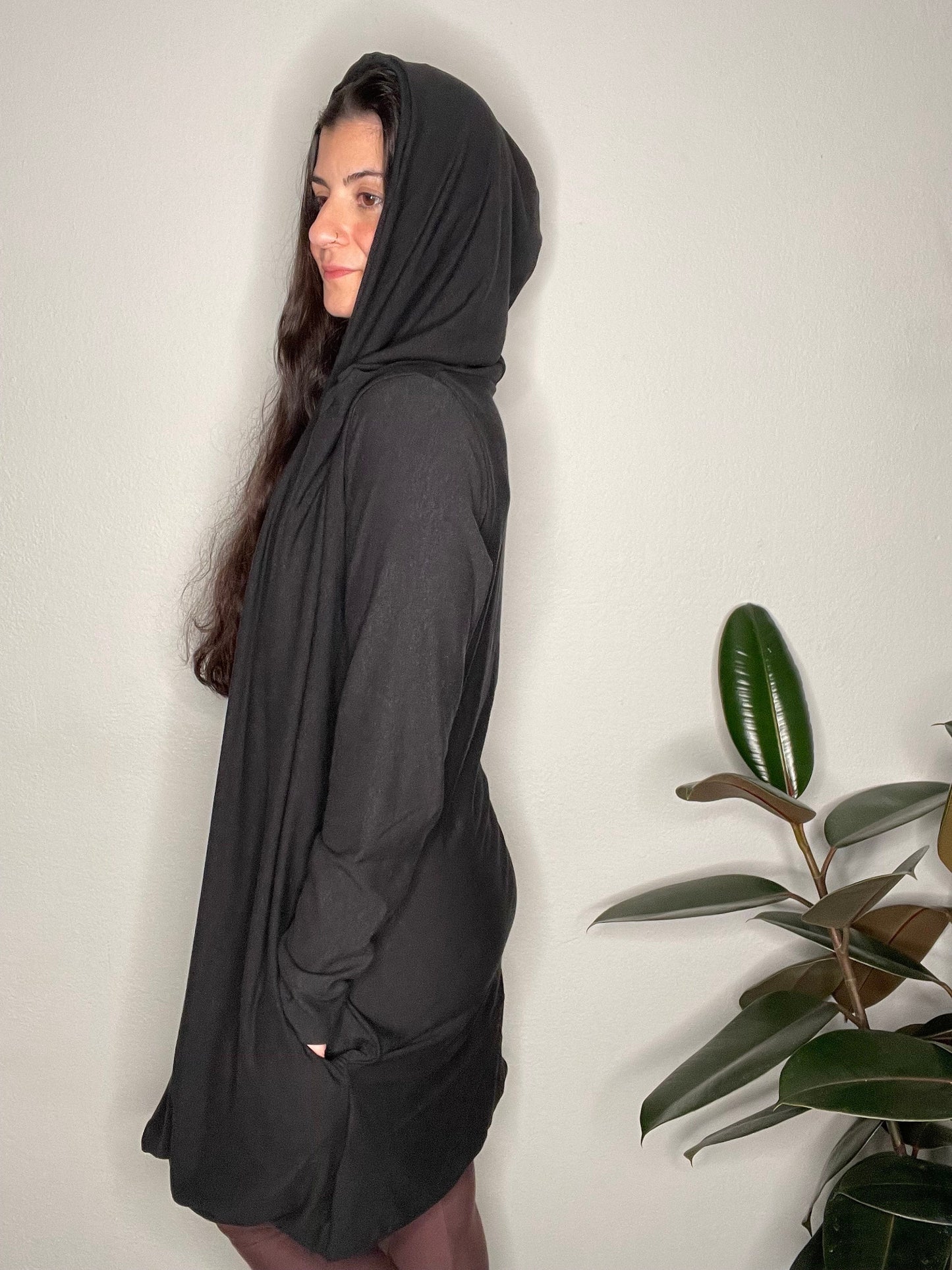 EcoFriendly Bamboo Fleece Hooded Cardigan - with Pockets!