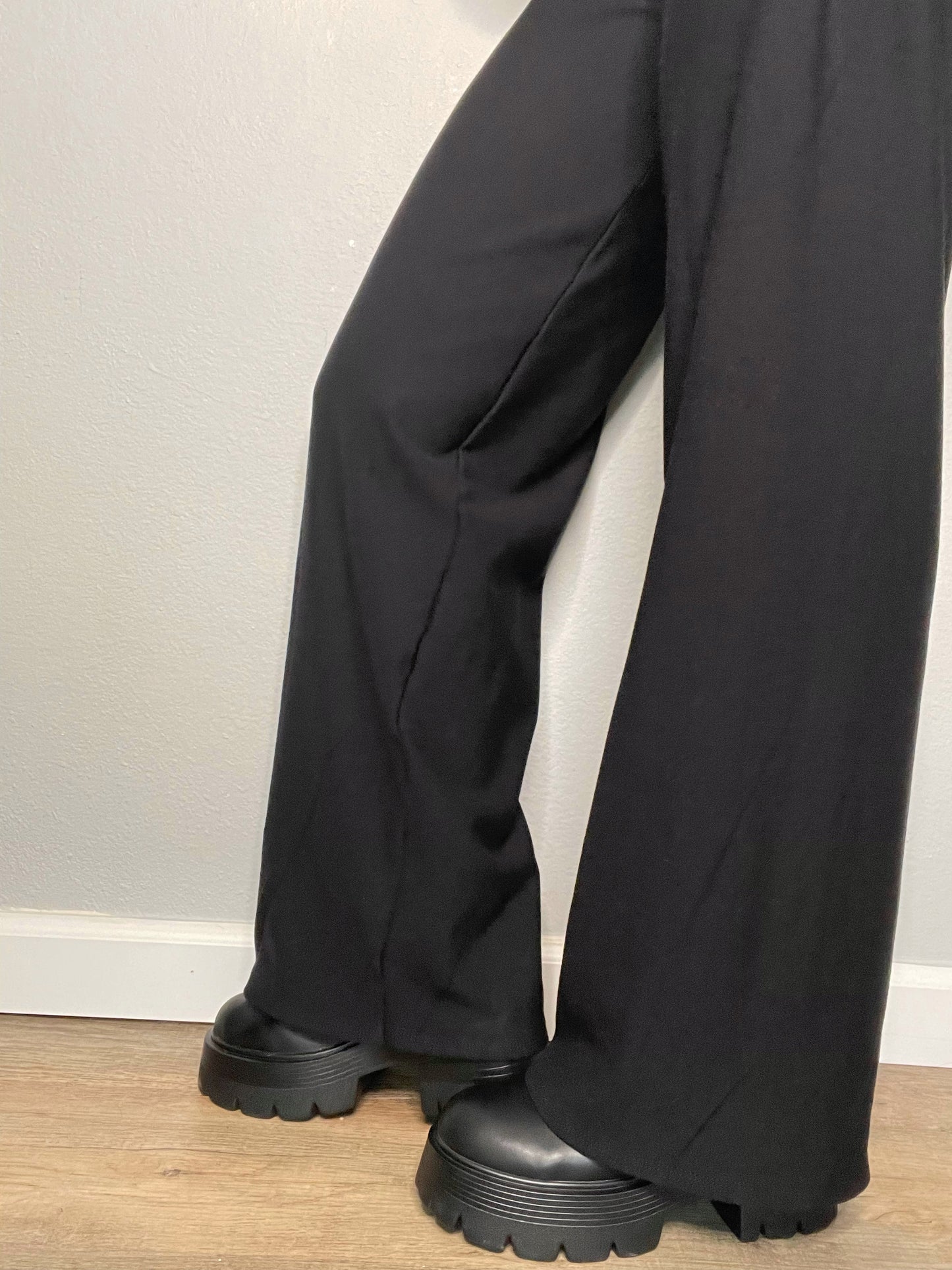 EcoFriendly Bamboo Fleece Wide-Leg Overalls