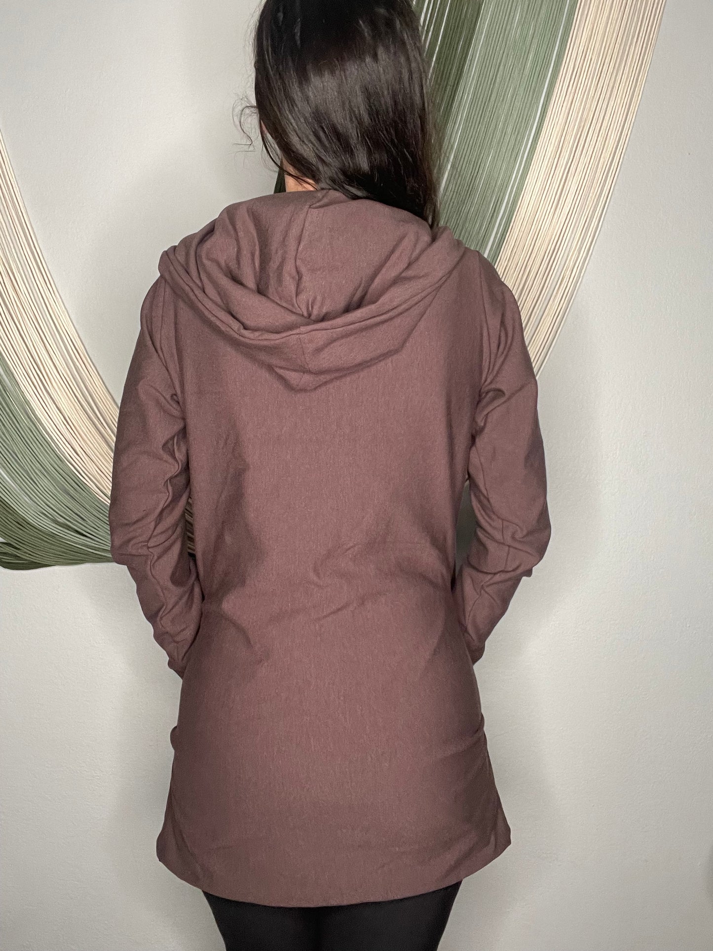 Ready To Ship EcoFriendly Bamboo Fleece Hooded Cardigan - with Pockets