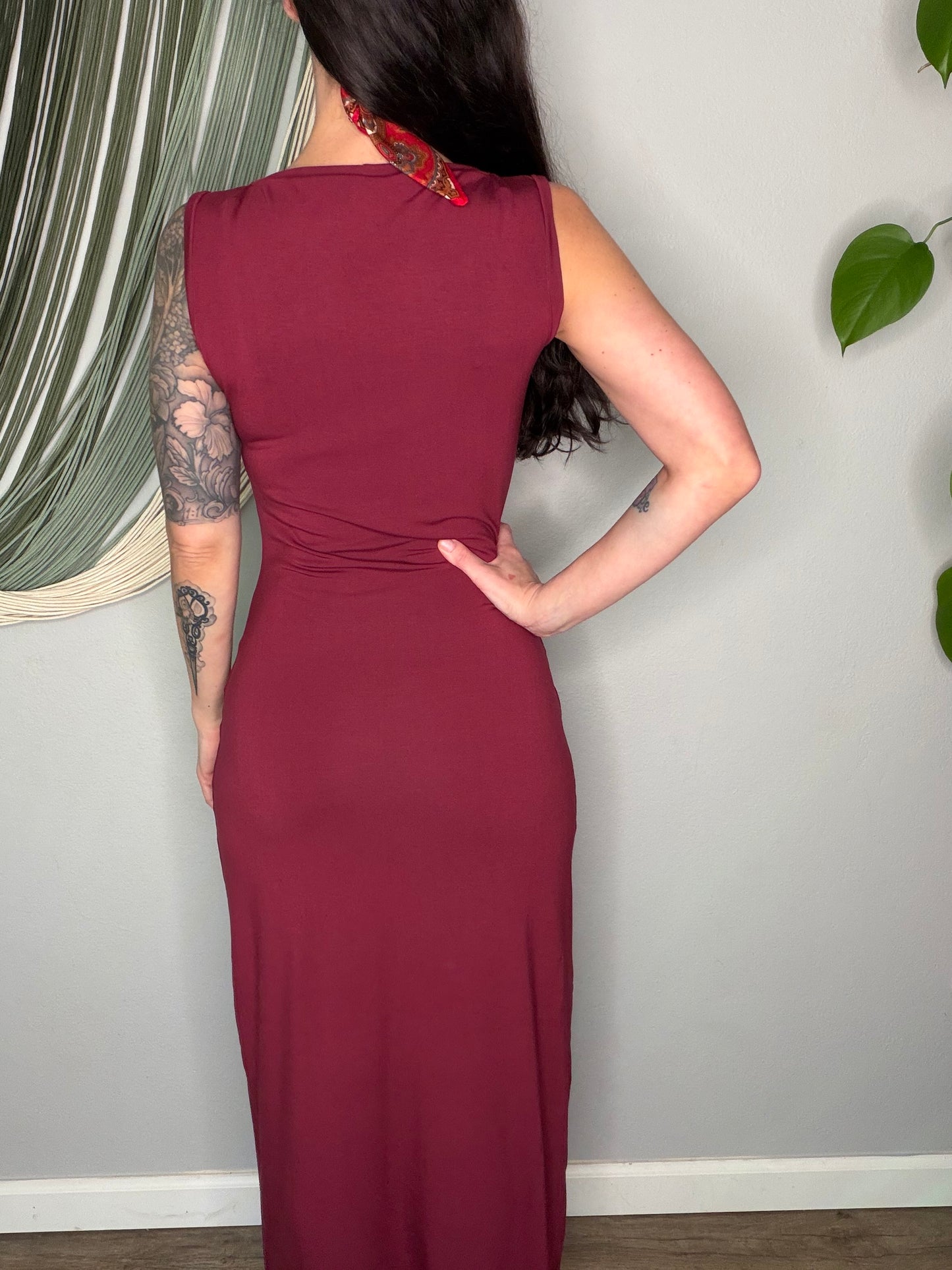 EcoFriendly Bamboo Tank Maxi Dress