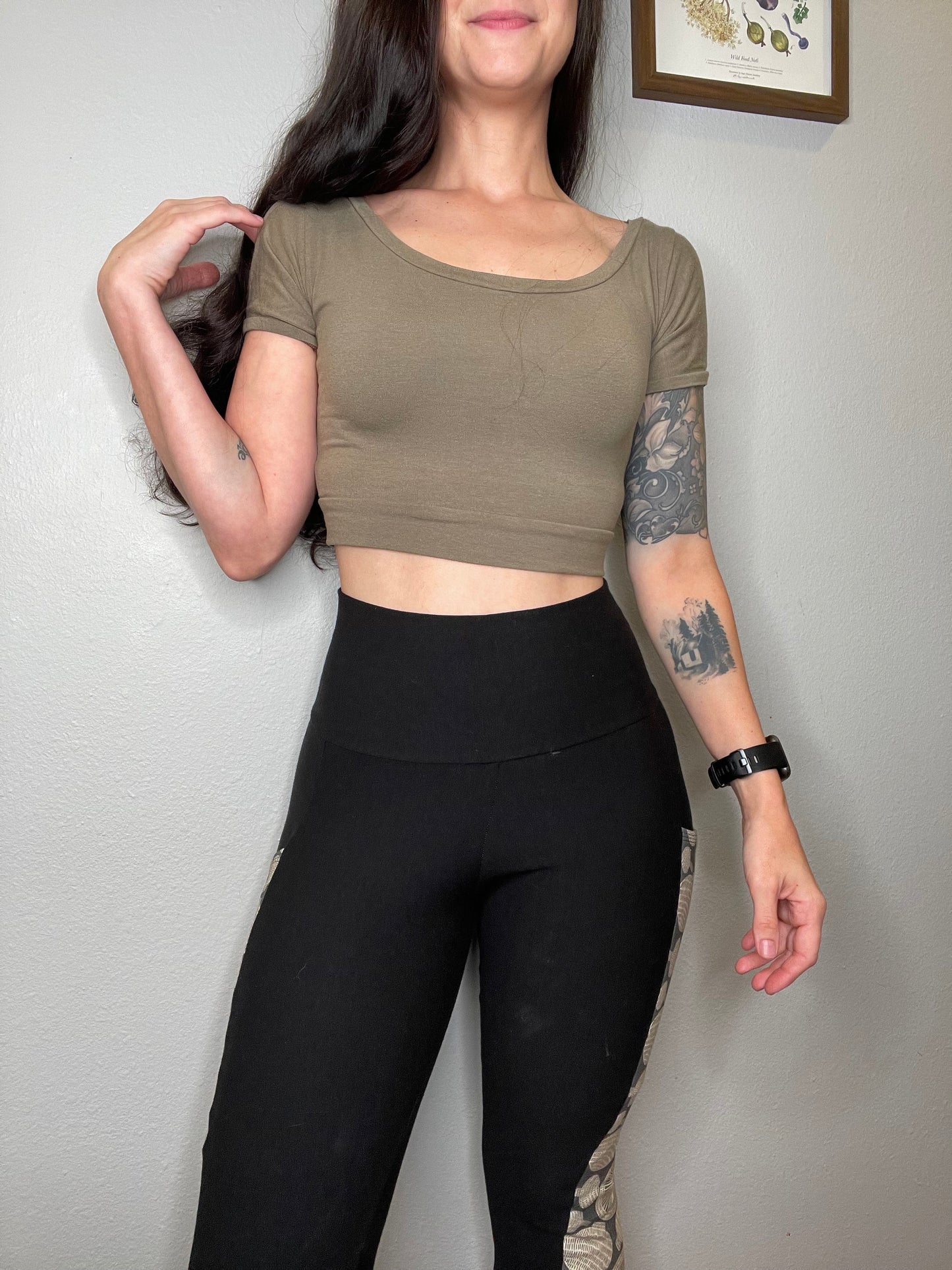 Eco Friendly Fitted Bamboo Crop Top