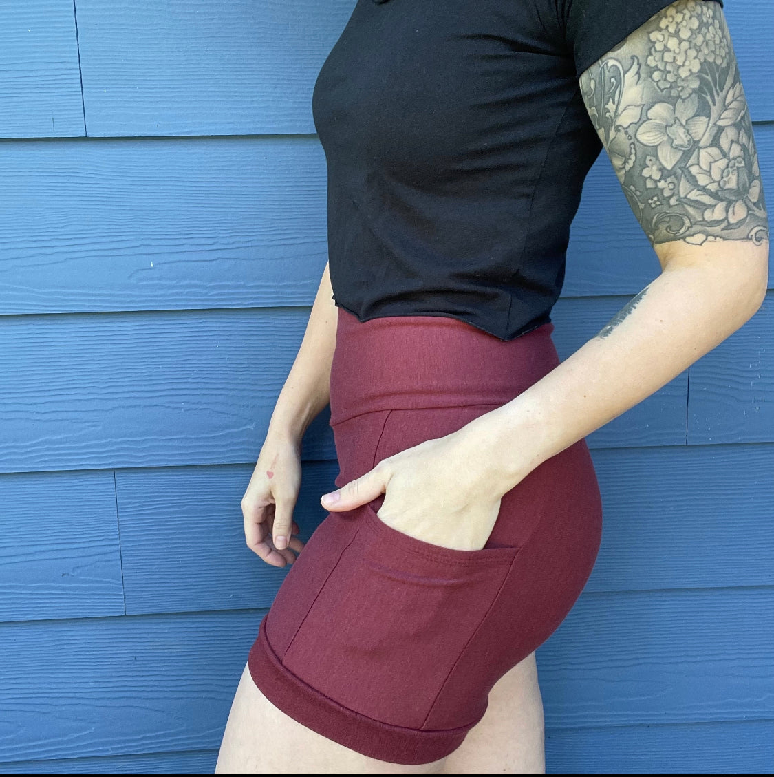 Ready To Ship French Terry Bamboo Shorts - With Pockets!