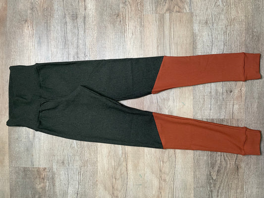 Handmade Bamboo Fleece leggings - Small