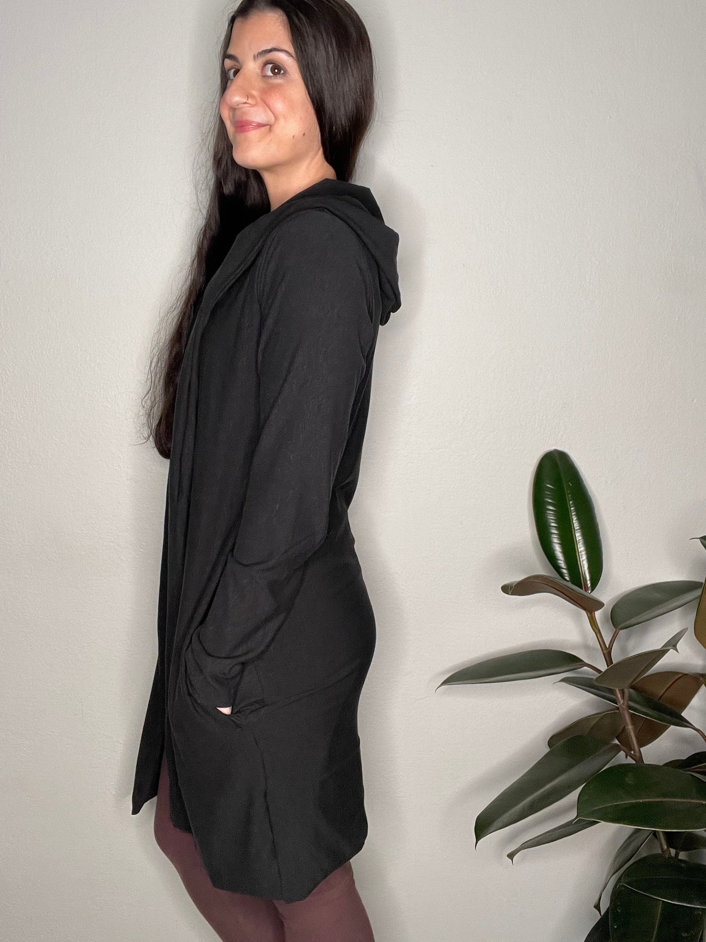 Eco Friendly Hemp Hooded Cardigan - with Pockets!