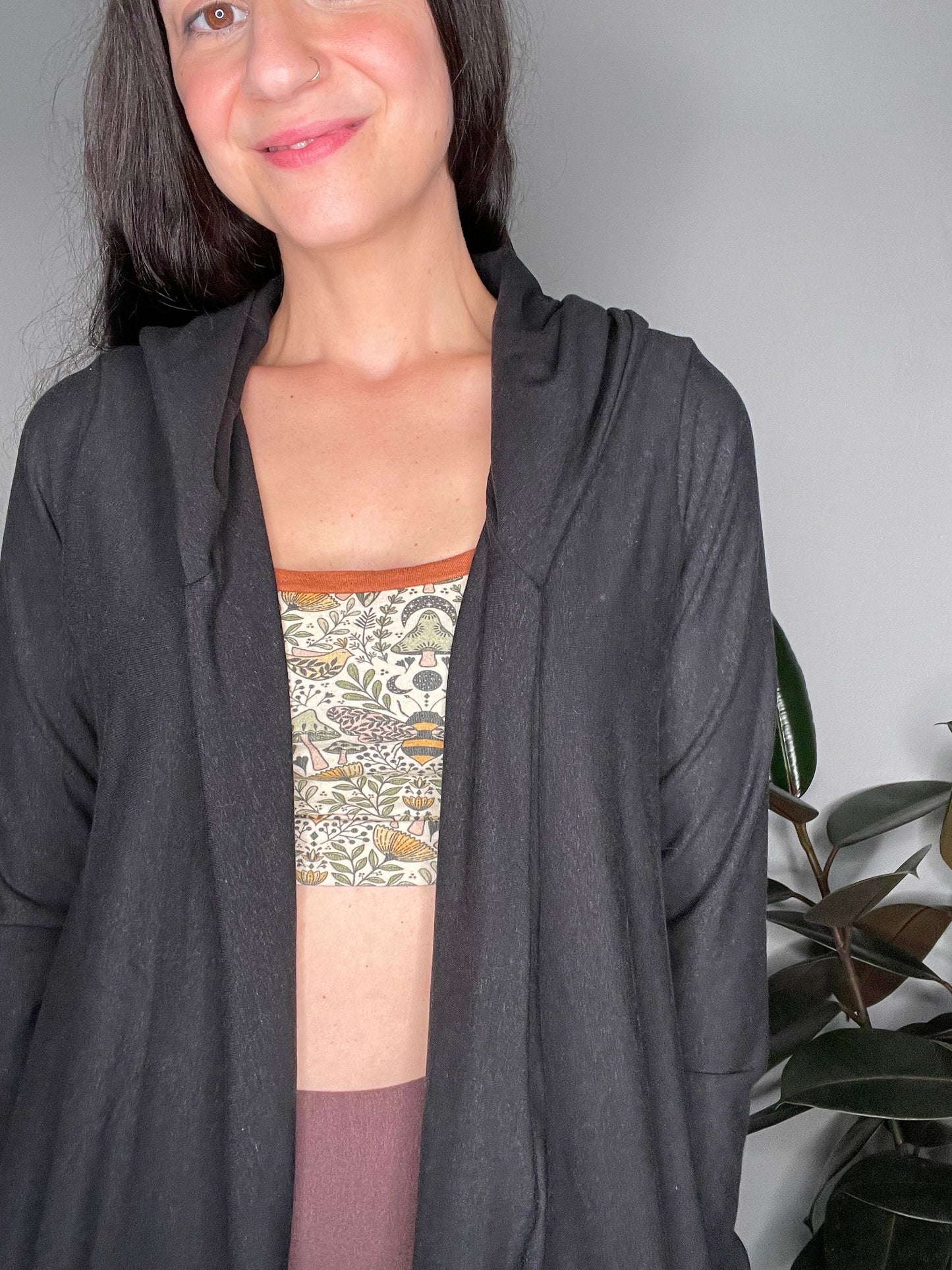 Eco Friendly Hemp Hooded Cardigan - with Pockets!