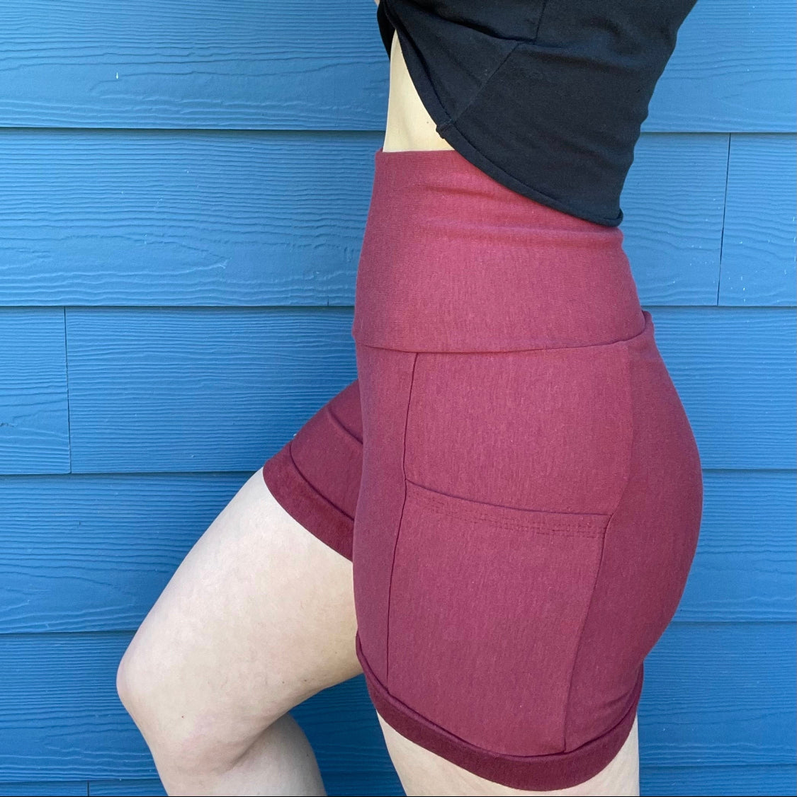 Ready To Ship French Terry Bamboo Shorts - With Pockets!