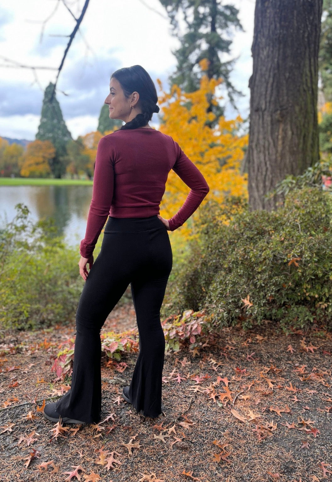 Ready to Ship French Terry Bamboo Flares