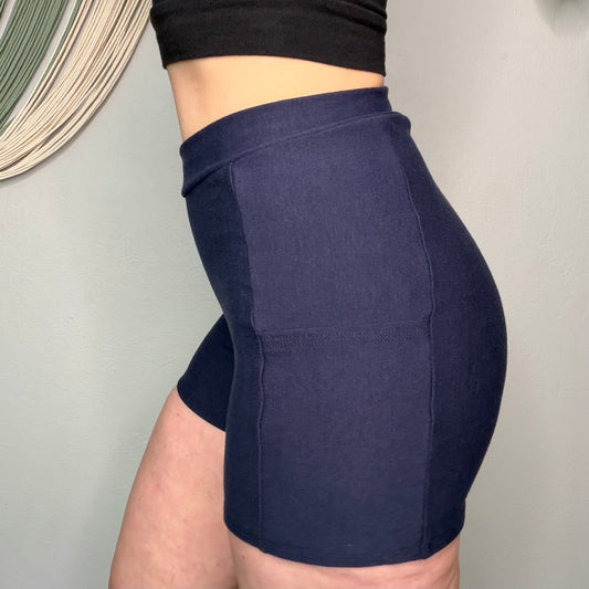 Handmade EcoFriendly Bamboo French Terry Retro Shorts