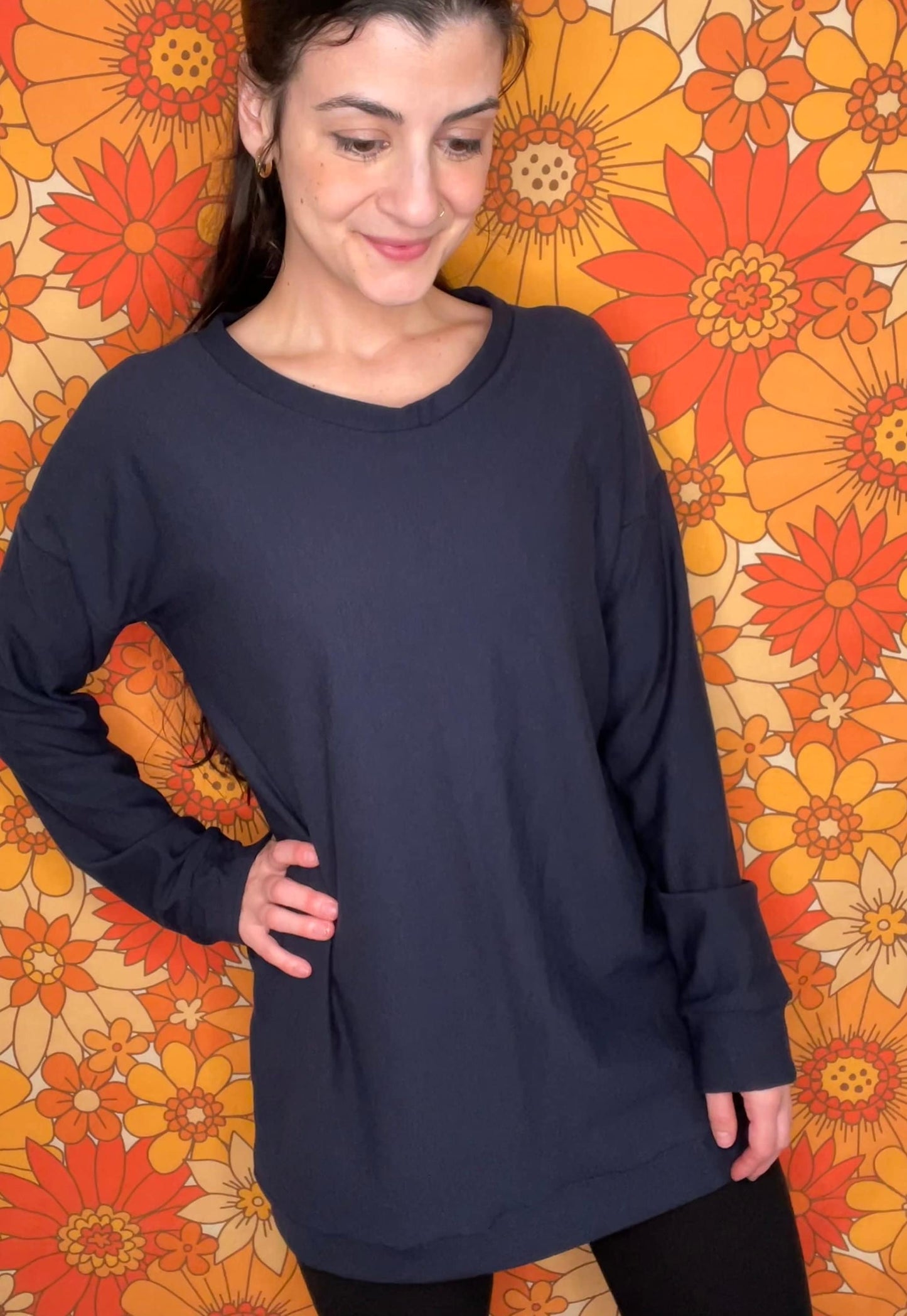 Eco Friendly Oversized Bamboo Fleece Tunic