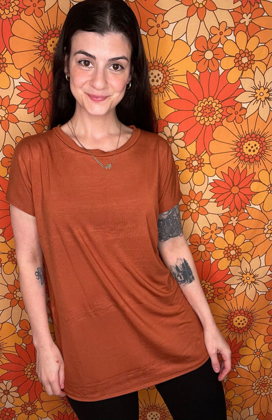 Handmade EcoFriendly Oversized Bamboo Jersey Tee