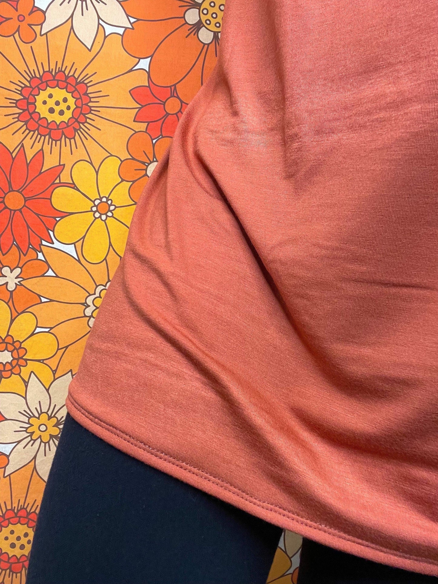 Handmade EcoFriendly Oversized Bamboo Jersey Tee
