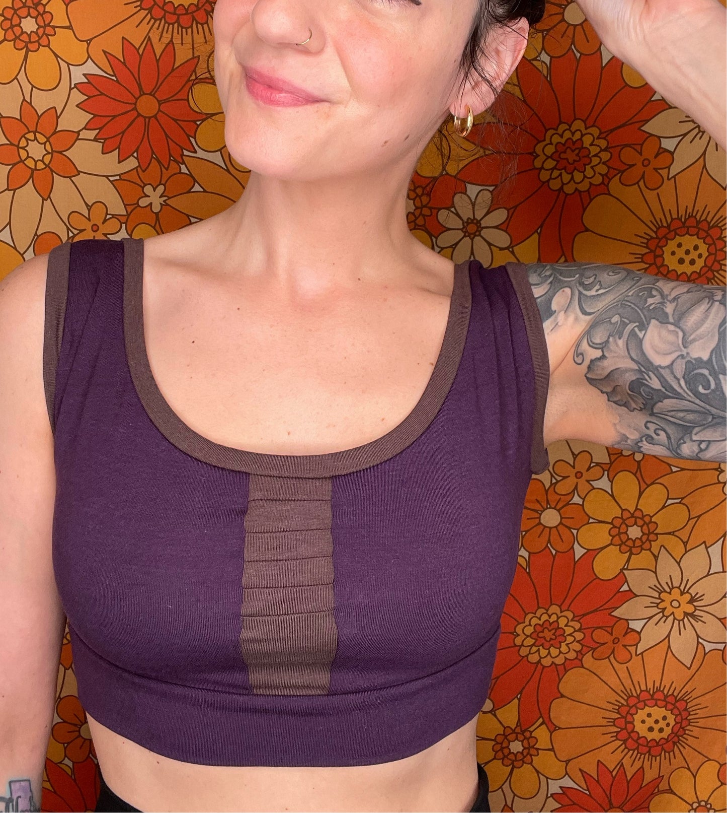 Handmade Bamboo Jersey Crop Tank