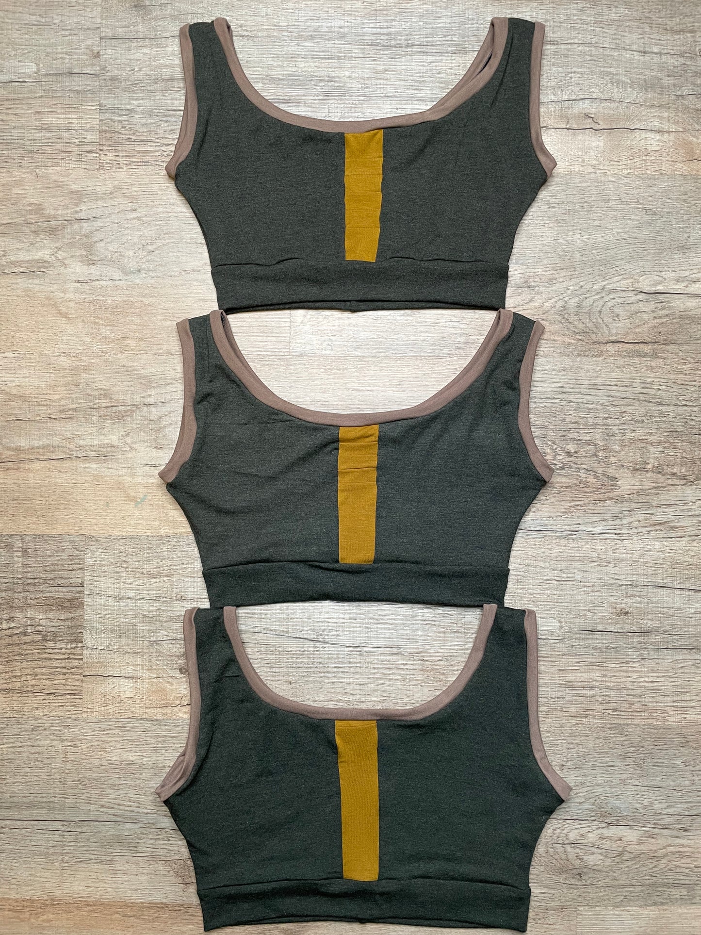 Handmade Bamboo Jersey Crop Tank